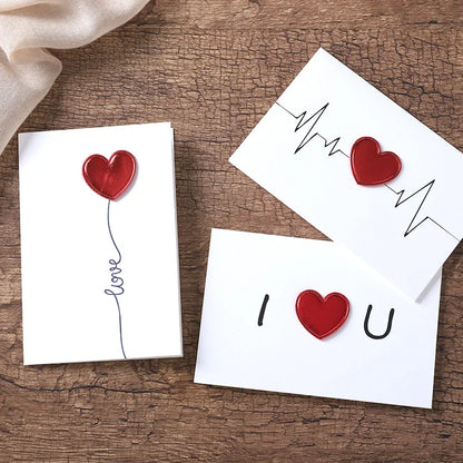 5/10Pcs Valentines Day Gift Card Love Postcard Greeting Card Wedding Invitation Thank You Cards Anniversary Birthday Party Decor